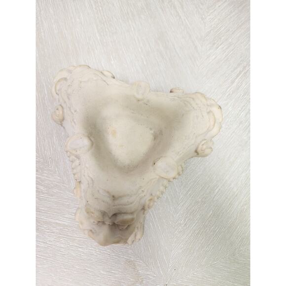 Vintage Fu Dog Ashtray , Foo Chinese Lion Dragon, Hard Resin bone Made In Italy - Picture 5 of 10